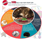 SPOT Flat Mouse Frankie with Catnip - Cat Toy, Fuzzy Mice with Catnip and Crinkle Sound, Perfect Size for Pouncing on, Chasing, Hunting - 5.5in Plush Toys, Assorted Colors (Pack of 2)