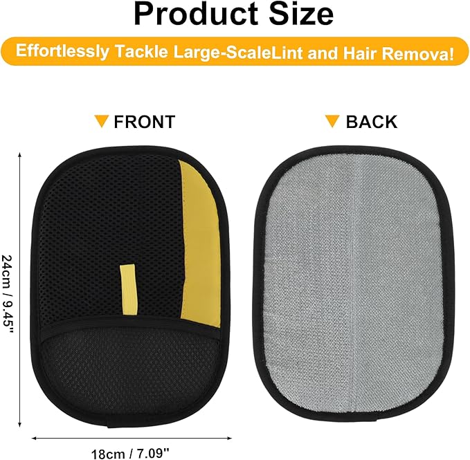 Pet Hair Remover Gloves, Advanced Static-Adhesive Pet Hair Removal Gloves, Reusable Cat Dog Hair Remover Mitt, Pet Grooming Glove for Shedding, 1PCS