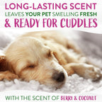 TropiClean Deep Cleaning Pet Wipes, 100ct - Wipes for Dogs & Cats - Gently Removes Dirt, Dander & Smells - for Pet Paws, Face, Body & Bottom - Sweet Berry & Coconut Scent