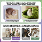 Cat Calming & Litter Training Spray Kit – 2-Pack 150ml Duo – Natural Catnip Calm Spray + Litter Box Attractant Spray – Safe Behavior Training Aid for Cats & Kittens