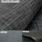 Sycoodeal Office Chair Mat for Hardwood & Tile Floor,Computer Gaming Chair Mat for Rolling Chairs Non-Curve, Anti-Slip, Heavy Duty Floor Protector for Home Office,Black (36" x 55")