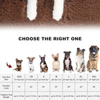Bedfolks Waterproof Dog Crate Bed & Pad, Faux Fur, XXL (47"x29"), Washable, Solid Brown