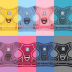 Pawaii Small Dog Harness - Soft Padded Pet Vest with ID Tag, No Choke, Adjustable Control Handle