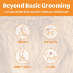 Skout's Honor Probiotic Dog Shampoo & Conditioner with Avocado Oil & Omega-3s, 97% Natural, Paraben & Sulfate-Free, Cruelty-Free, 16oz, Honeysuckle 2-Pack