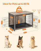 Feandrea Dog Crate Furniture. Everyday comfort that fits naturally into your space.