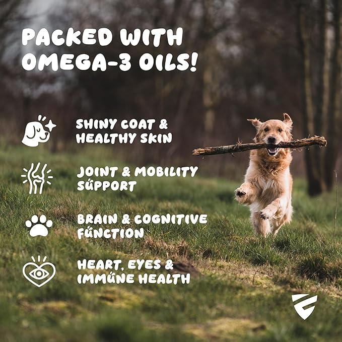 Peppy Pup Omega-3 KD Oil Capsules for Pets, Omega 3 for Dogs and Cats, Fish Oil for Dogs and Cats, Pet Vitamins and Supplements, Pet Fish Oil, Supports Healthy Heart, Dog Coat Defense, 60 Day Supply