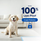 Puppy Pads Pet Pee Pads for Dogs & Puppy Training - 100 Count - Potty Pads for Dogs 22" x 22" Leak-Proof Dog Pee Pads - Quick-Dry Surface - Heavy Duty Absorbent Disposable Dog Wee Pad Bulk Pack