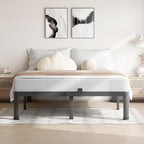 7 Inch Full Size Bed Frame, 3500Lbs Heavy Duty Metal Platform with Round Corner Legs Mattress Slide Stopper, Steel Slat Support No Box Spring Needed, Noise Free, Non-Slip, Easy Assembly
