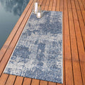 Keen Home Design Terrace Outdoor Runner Rug - 2x10 Washable Indoor/Outdoor Rug for Patio, Kitchen, Balcony, Beach, Garden, Deck and Porch, Size: 2'2"x9'11"