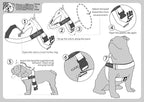 Adjustable Dog Harness– No Pull, No Choke – for English Bulldogs, French Bulldogs, Pugs & Broad-Chested Breeds – Easy, Safe Walks (Sky-Duck, XL)