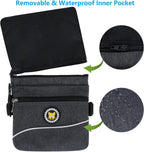 Viklluyr Dog Treat Pouch Bag with Magnetic Closure, Dog Food Carrier with Removable Inner Pocket, Perfect Dog Training Bag for Agility Training - Including Carabiner