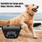 Wide Blade 4FW, Dog Grooming Blade Compatible with Andis,Oster A5,Wahl km10 Clippers, Grooming Wide Blade, A5 Type Blade,for Animal Dog,Cat,Horse (4FW/1PC)