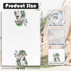 Golf Dog Kitchen Towels - Shih Tzu Dish Towels, Sports Gifts, Pet Golf Club Decorative Absorbent Dishcloths Hand Towels for Kitchen Gym Spa Decor 16x24 Inches