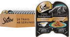 Sheba Gravy Indulgence Adult Wet Cat Food Chicken Entree in Extra Gravy, 2.6 oz. Twin-Pack Trays (24 Count, 48 Servings)