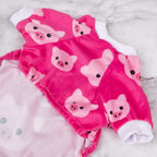 CuteBone Dog Halloween Pajamas Puppy Onesies Small Dogs Soft Pjs Coat Cat Apparel Comfy Pet Christmas Clothes Outfit Doggie Bodysuit P46XXL