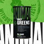 Animal Daily Greens Pill Packs - Kale, Wheat Grass, Alfalfa & More - Convenient Prebiotic and Probiotic Superfood Blend for Superior Digestion, Gut Health, and Immunity For Men & Women - 30 Day Supply