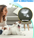 10 in 1 Dog Grooming Hammock Harness with Clippers/Trimmer, Dog Nail Hammock, Grooming Sling Holder Hanger Restraint for Nail Trimming/Clipping (S/Under 30lb, Khaki Green)