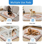 Washable Pee Pads for Dogs 2 Pack, Absorbent Reusable Puppy Pads Waterproof, Leakproof & Non-Slip Whelping Pad, Potty Training Pads for Dogs Playpen Mat 48x48