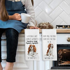 Cavalier King Charles Spaniel Dog Kitchen Towels Set of 2, Funny Dog Kitchen Decor, Dogs Gifts for Women Men Hand Towel, Pet Owner Gift Decorative Tea Towels Dish Towel 16x24 Inch