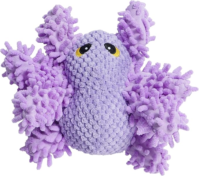 Nocciola Plush Squeaky Dog Toys, Cute Durable Stuffed Crinkle Puppy Pet Chew Toys for Large Medium Small Dogs - Spider
