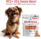 Farmland Traditions Dogs Love Chicken Jerky Dog Treats, Premium Two-Ingredient Dog Jerky with USA-Raised Chicken, 3-Pound Bag
