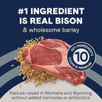 CANIDAE® Pure Limited Ingredient Premium Adult Dry Dog Food, Real Bison & Barley Recipe, Dog Dry, 24 Pounds