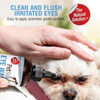 PetSilver Eye Drops for Dogs and Cats - Natural Dog Eye Wash - Relief for Inflammation & Irritation - Pet Eye Cleaner and Tear Stain Remover - Patented Silver Formula - Made in The USA - 4 fl oz