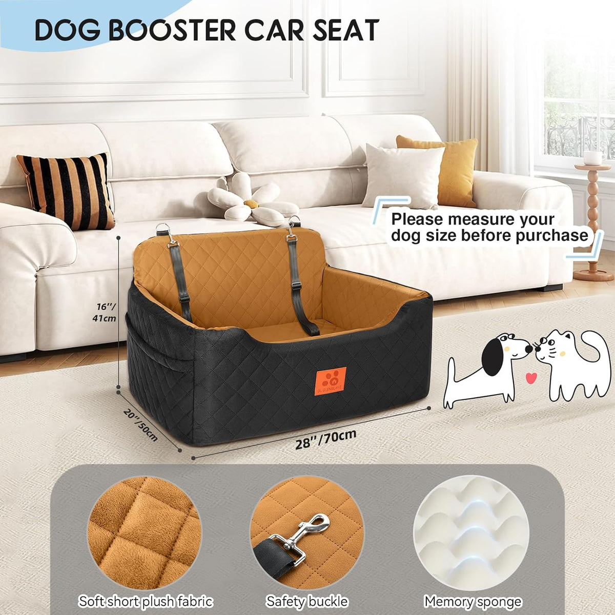 Dog Car Seat for Medium/Large Dogs. A thoughtful pick for calmer daily routines.