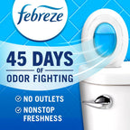 Febreze Bathroom Air Freshener, Odor-Fighting, Plug In Alternative, Air Fresheners for Home and Bathroom and Kitchen, Closet Air Fresheners, Gain Original Scent, 4 Count