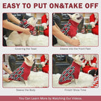SCENEREAL Turtleneck Dog Sweater for Small Medium Large Dogs Girls Boys, Christmas Plaid Pullover Puppy Sweatershirt, Dogs Cold Weather Outfit Clothes, Ideal Gift for Pet in New Year, Red Plaid XS