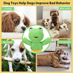 Dog Squeak Toys Durable Plush Dog Toy with Crinkle Paper, Tug of War Pull Toys for Puppies, Interactive Dog Chew Toys for Small, Medium and Large Dogs