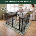 FXW Washable Pee Pads for Dogs, Puppy Pads with Super Absorbent, Specifically Designed for FXW Rollick/Homeplus 32/40/45inch 8 Panels Dog Playpen, 71" Square, Boho Beige, 1 Pack