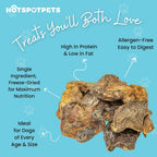 hotspot pets Freeze Dried Turkey Liver Treats for Cats & Dogs -Made in USA, 1lb Big Bag, Single Ingredient All Natural Grain-Free Turkey Liver- Crunchy, Perfect for Training, Topper or Snack