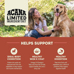 ACANA Singles Limited Ingredient Grain Free High Protein Dry Dog Food Beef & Pumpkin Recipe 13lb Bag