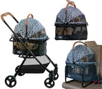 Pet Gear, A Vermont Family Owned Company Since 1936, 3-in-1 Travel System, View 360 Stroller Converts to Carrier and Booster Seat with Easy Click N Go Technology, for Small Dogs & Cats, 4 Colors