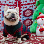 SCENEREAL Dog Pajamas for Small Medium Large Dogs Soft Pet Sweater Clothes Warm Puppy Onesie Outfits for Doggie Winter Christmas - Dog Jammies Pjs