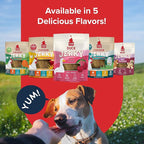 PLATO Pet Treats - Air-Dried Jerky - Delicious, Real Meat Dog Treats - Grain Free - Supports Healthy Digestion - Duck with Cherry 16oz