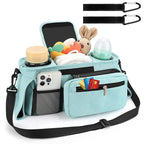 Accmor Universal Stroller Organizer with Insulated Cup Holder Detachable Phone Bag and Shoulder Strap,Stroller Bag Caddy Organizer Accessories Fits for Uppababy, Baby Jogger, Britax Strollers