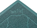 WePet Cat Litter Box Mat, Kitty Premium PVC Pad, Durable Trapping Rug, Phthalate Free, Urine-Resistant, Scatter Control, XXL 47 x 36 Inch, Celadon Green