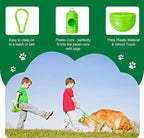 MUAMUA Dog Poop Bag Rolls 570 Count with Dispenser, Biodegradable Unscented Pet Waste Bags, Guaranteed Extra Thick, Leak Proof Doggie Refill Bags for Easy Cleanup, Big Size 9 x 13 Inches