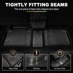 Floor Mats & Cargo Liner Fit for 2022-2026 Honda Civic Hatchback Sport/EX-L/LX - Original All Weather TPE Floor Liners Trunk Mat Civic Hatchback Accessories Cargo Tray (Not for Hybrid/Sport Touring)