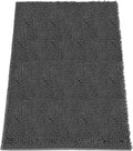 Absorbent Dog Door Mat for Muddy Paws, 60" x 36" Chenille Indoor Mats for Entryway, Trap Dirt Front Door Mat Indoor Entrance Washable Non Slip Soft