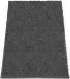 Absorbent Dog Door Mat for Muddy Paws, 60" x 36" Chenille Indoor Mats for Entryway, Trap Dirt Front Door Mat Indoor Entrance Washable Non Slip Soft