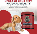 Bladder and Kidney Relief for Dogs & Cats by Daybreak Nutrition | Powder Cranberry Supplement for Dogs and Cat for UTI Treatment & Urinary Support | Dog & Cat Urinary Tract Infection Remedy Supplement