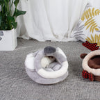 LEFTSTARER Guinea Pig Rat Bed and Hideout for Ferret Hedgehog Sleep and Hide, Hamster Small Pet Animals Supplies Toy Cage Accessories Nest