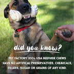 Pet Factory 100% Made in USA Beefhide Chips Dog Chew Treats - Beef & Chicken Flavor, 8 oz