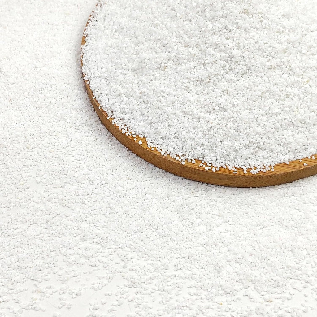 10 lbs Aquarium Sand, 0.4-0.8 mm Aquarium Gravel for Fish Tank. Decorative White Sand for Fish Tank, Paintings, Plants Potted, Candle, Vase and Crafts