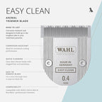 Wahl Pro Animal Easy Clean Trimmer Blade - Replacement Cat & Dog Grooming Clipper Blade - Compatible with Vetiva Mini & BravMini+ - 0.4 mm Cut Length