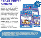 Weruva Dog Freeze Dried, Steak Frites Dinner with Sirloin Tip, Egg, Pumpkin & Sweet Potato, 13oz Bag