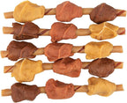 SmartBones Smart Kabobz, Treat Your Dog to a Rawhide-Free Chew Made With Real Chicken, Beef and Pork, 12 Count (Pack of 1)